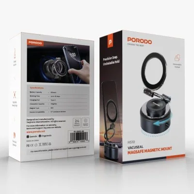 Porodo Vacuseal Magsafe Magnetic Mount - Black